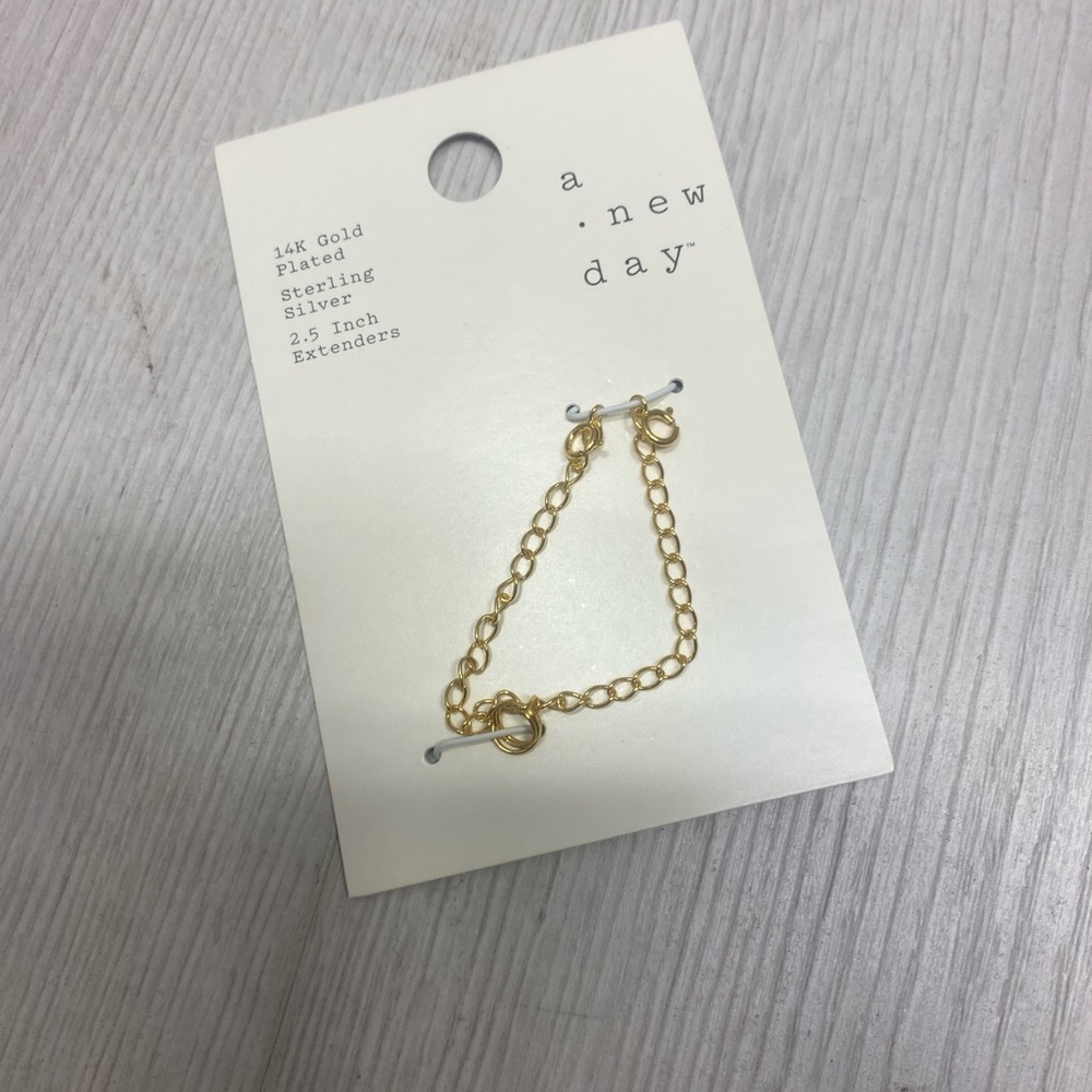 a new day Gold Plated Chain Extender with Toggle